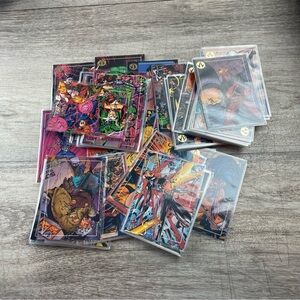 1993 Topps Jim Lee WILDCATS Complete Base Set 100 Trading Cards